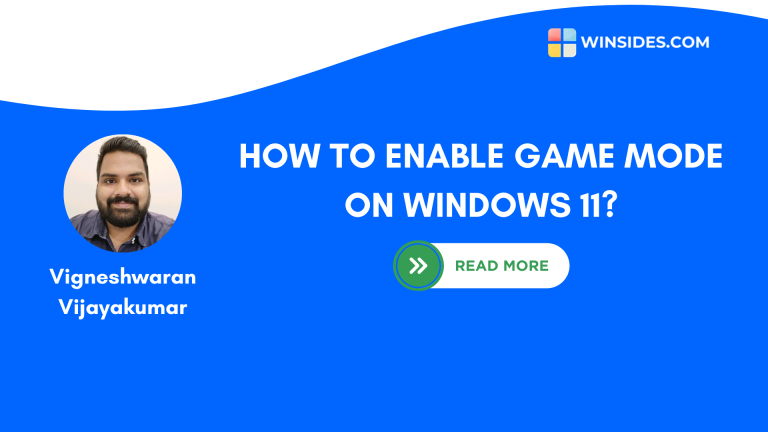 How to Enable Game Mode on Windows 11?