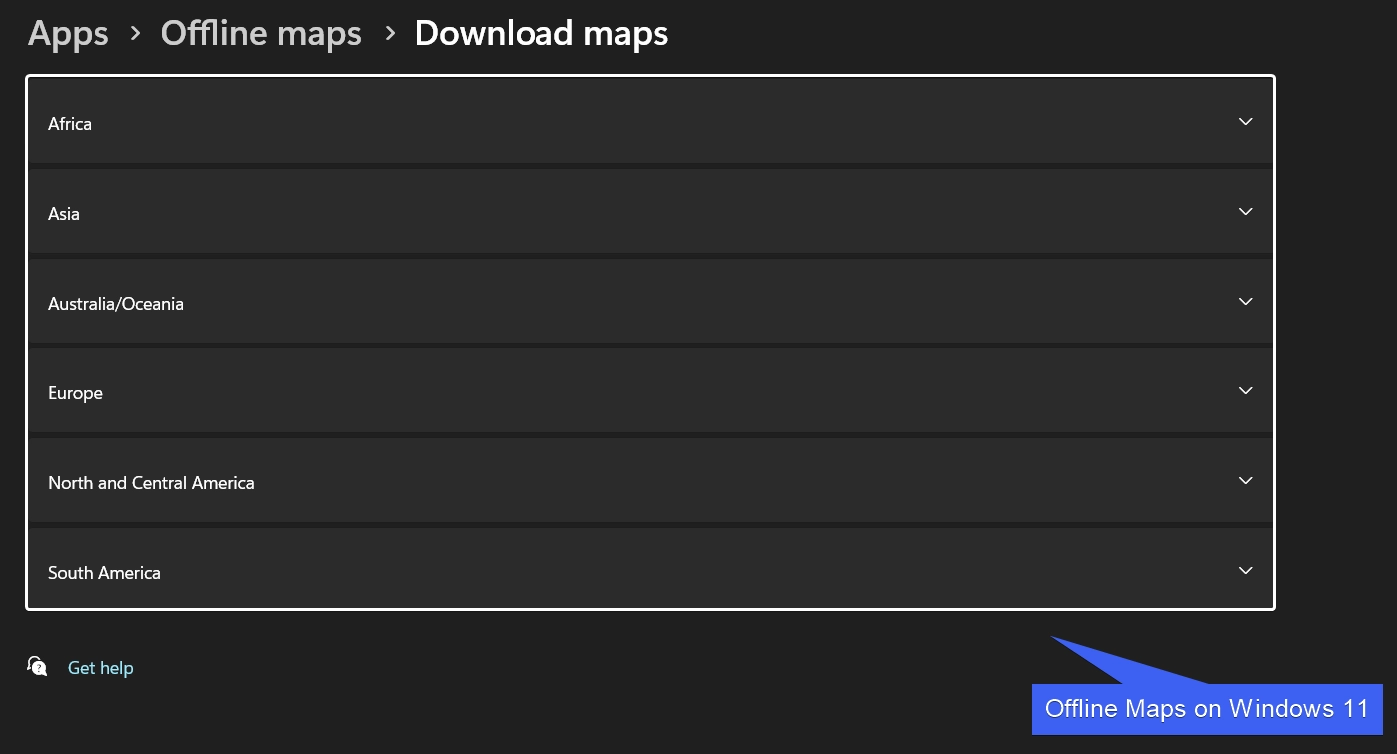 Offline Maps on Windows 11 Offline Maps on Windows 11