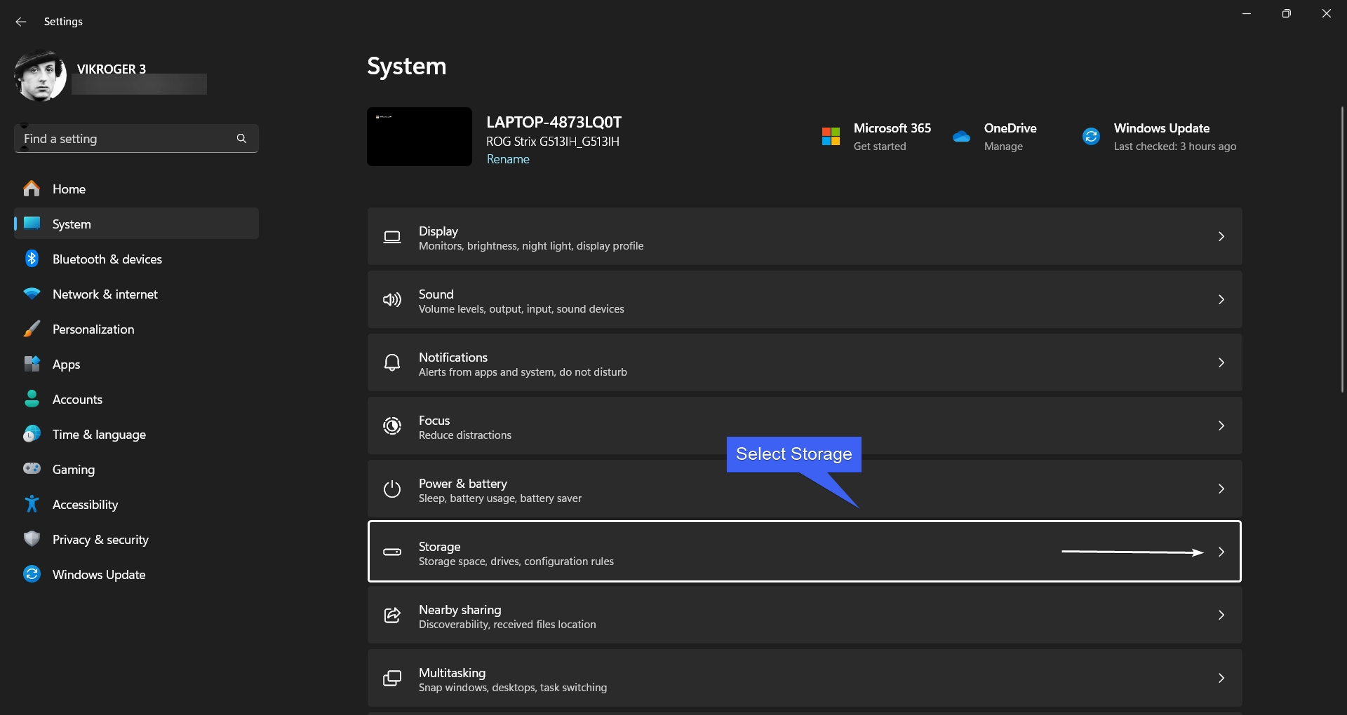 Select Storage Select Storage