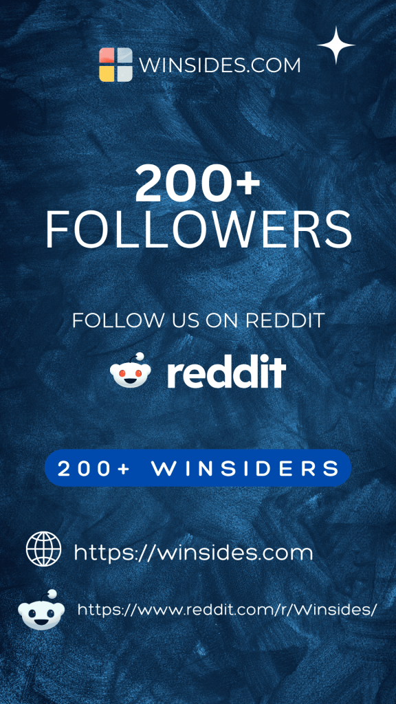 What's New?! 3 Winsides Hit 200 Followers on Reddit