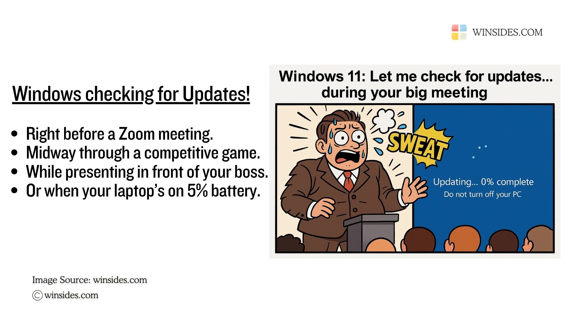 Frustrating Windows Checking for Updates Frustrating Windows Checking for Updates