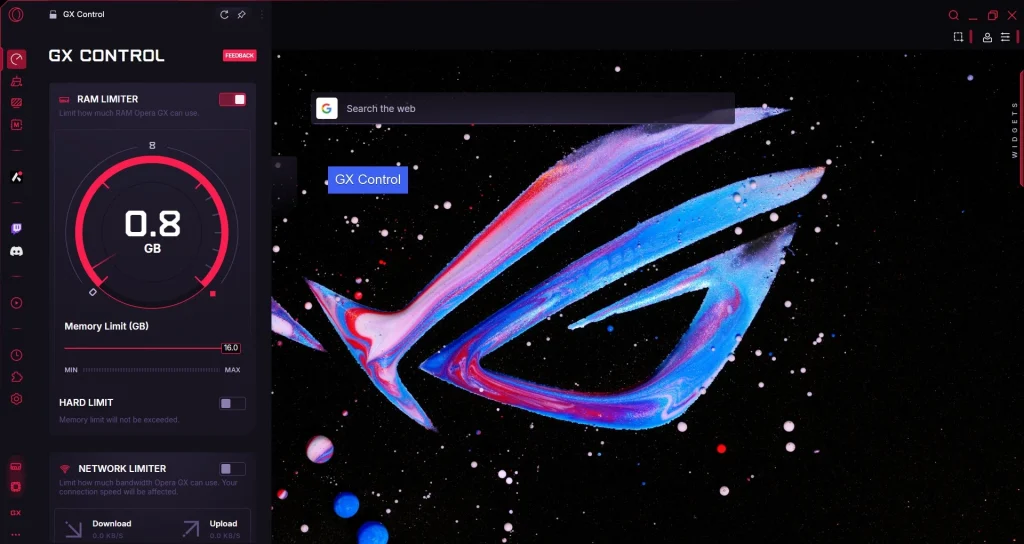 How to Install Opera GX Browser ROG Edition? 4 GX Control