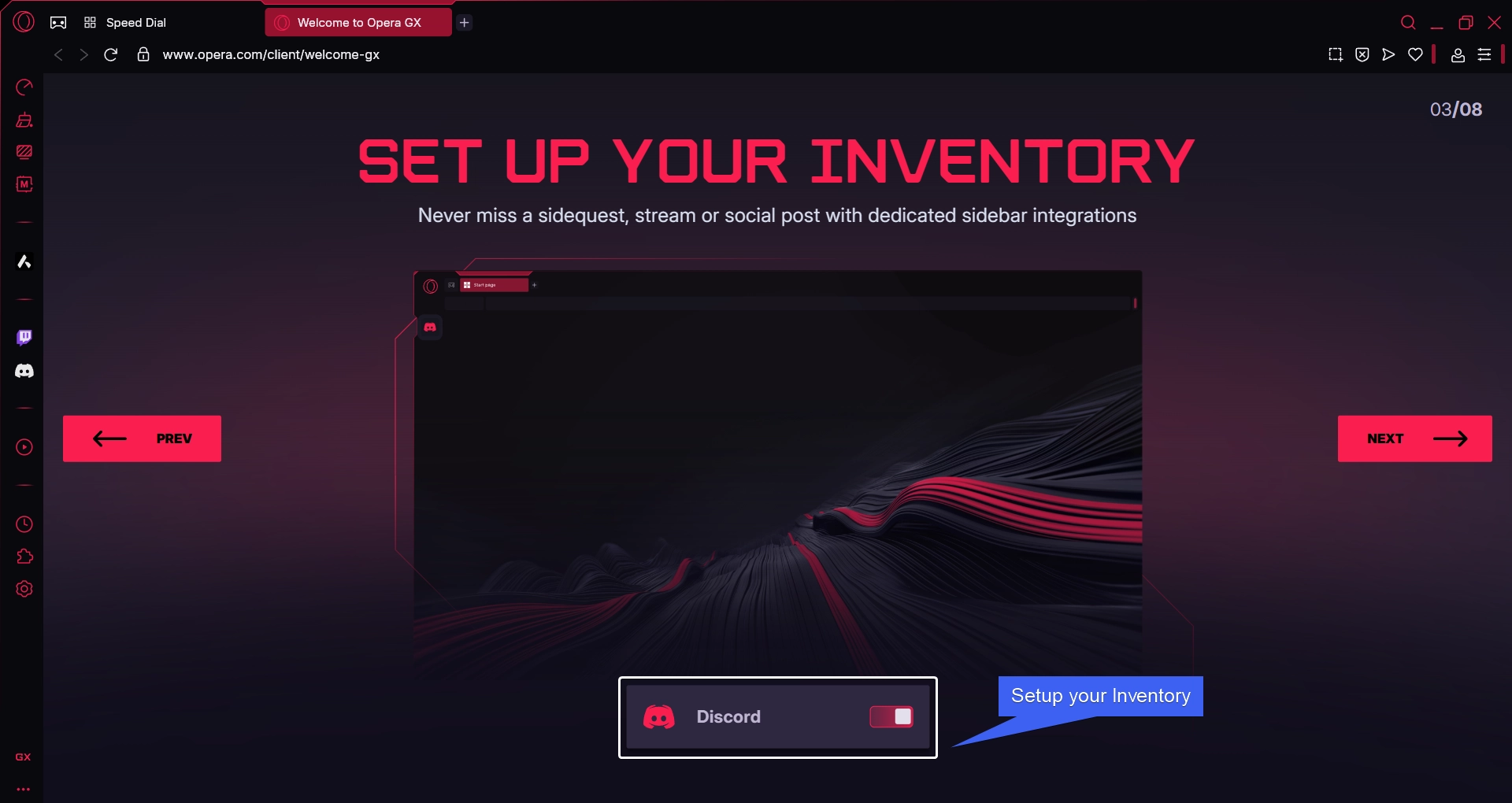 Setup your Sidebar Integrations Setup your Sidebar Integrations