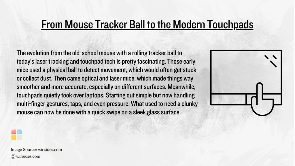 How to Configure Touchpad Gestures on Windows 11? 1 From the Tracker Ball Mouses to the Modern Touchpads
