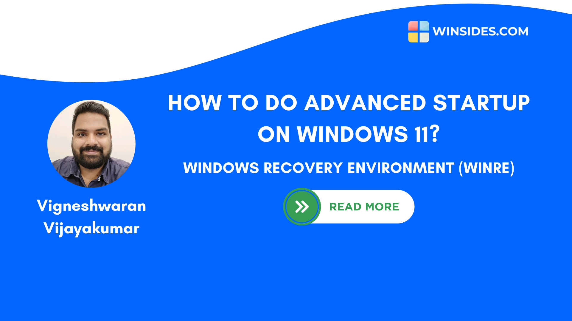 How to do Advanced Startup on Windows 11?