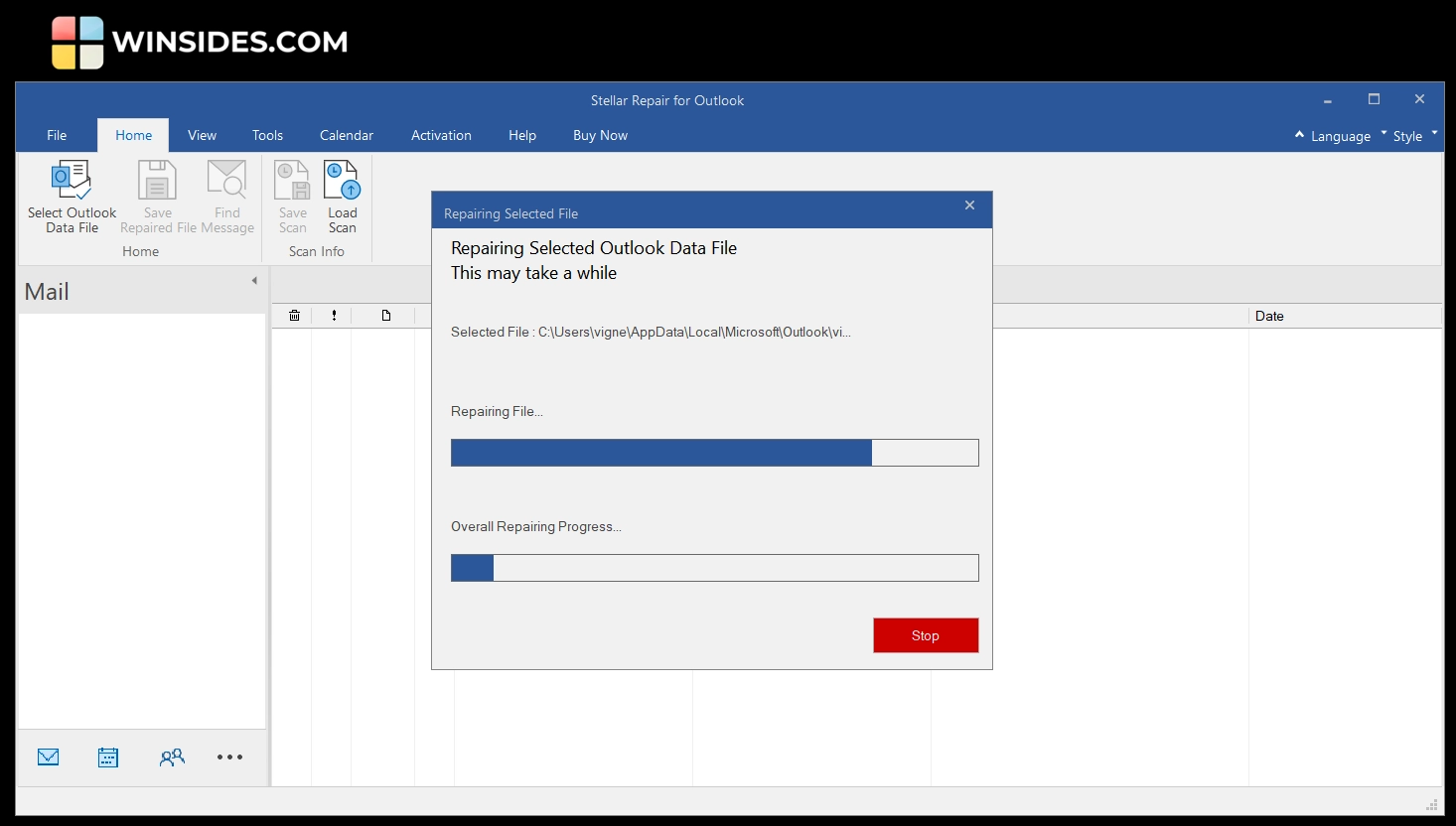 Repairing Outlook File Repairing Outlook File