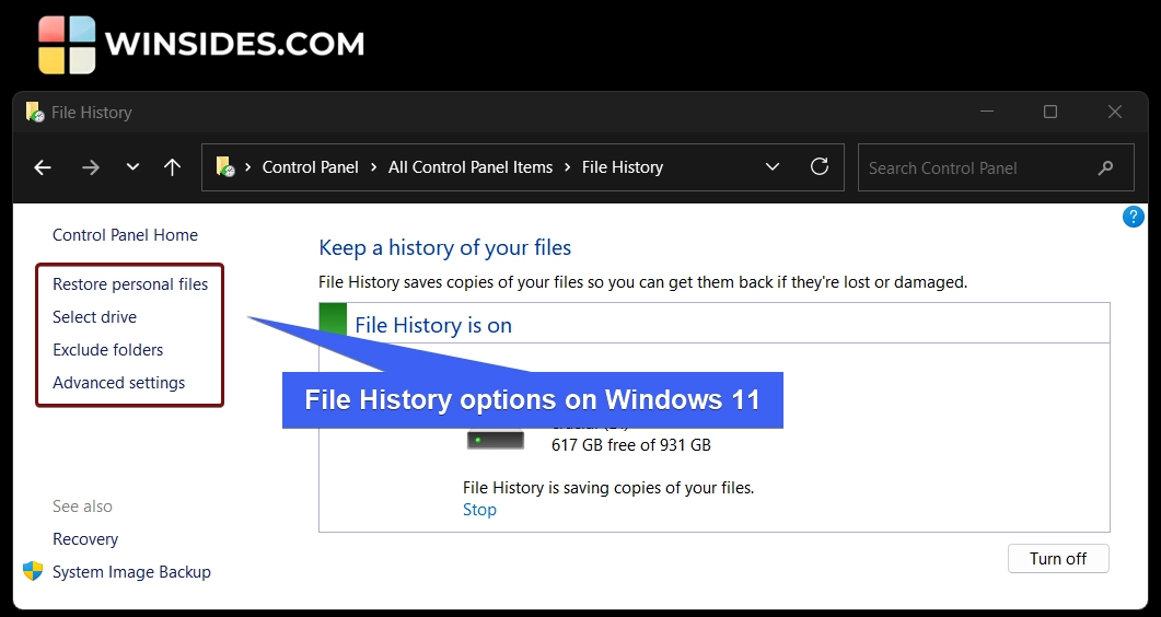 How to Enable File History on Windows 11? 5 File History Options on Windows 11