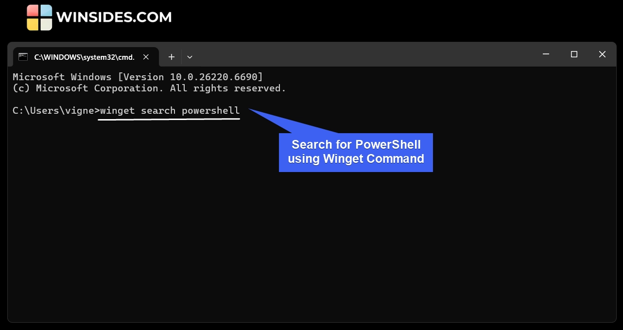 How to Check PowerShell Version on Windows 11? 5 Search for PowerShell using Winget Command