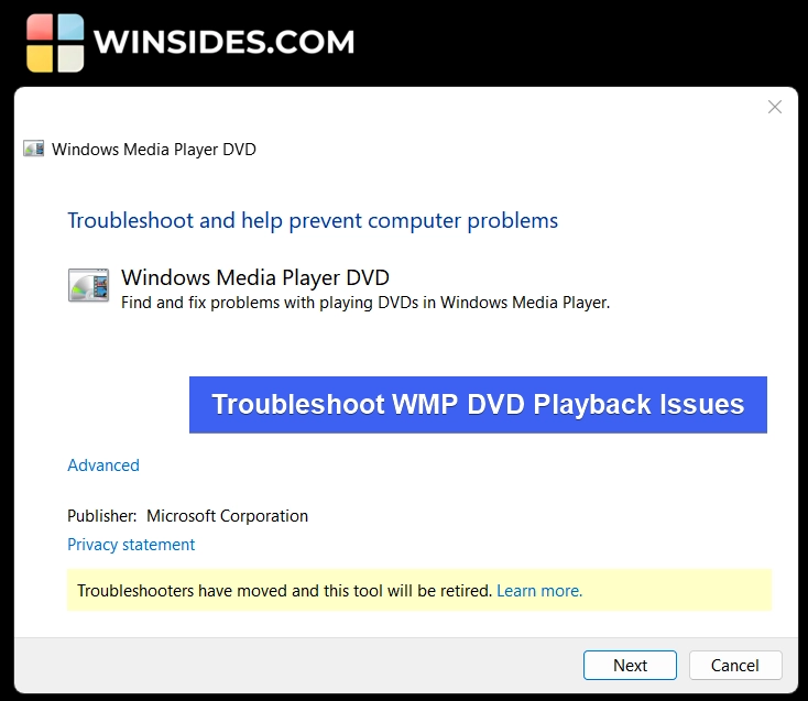 Troubleshoot DVD Playback Issues Troubleshoot DVD Playback Issues