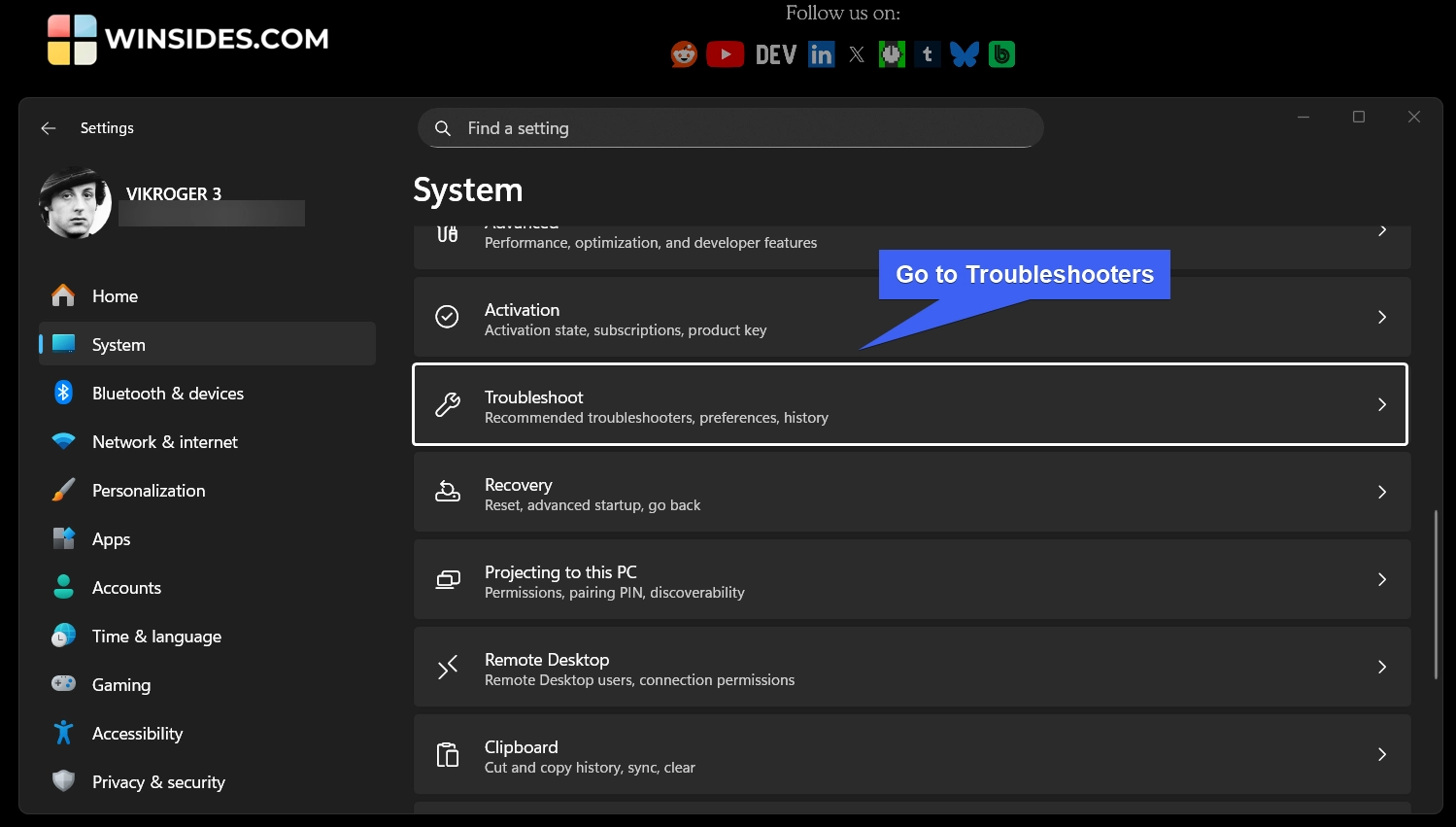 Go to Troubleshooters Go to Troubleshooters