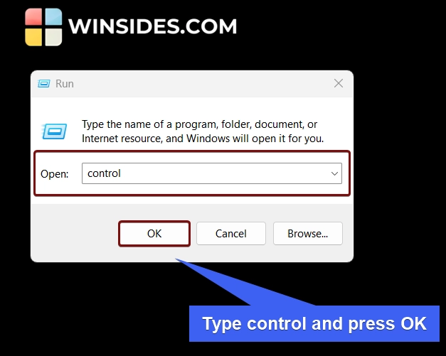 How to Uninstall Updates on Windows 11? 1 Open Control Panel using the Run Command