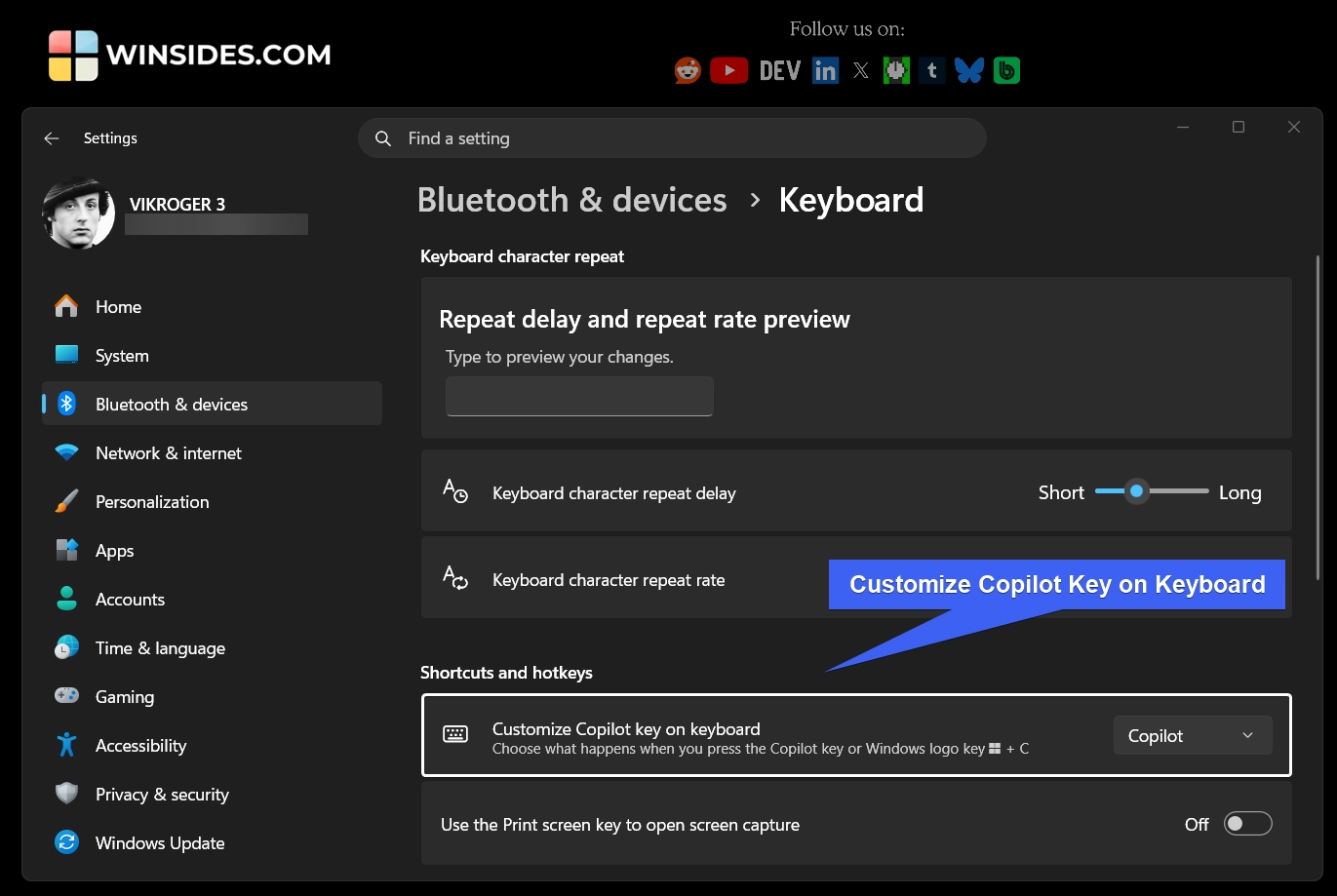 Customize Copilot Key on Keyboard Customize Copilot Key on Keyboard