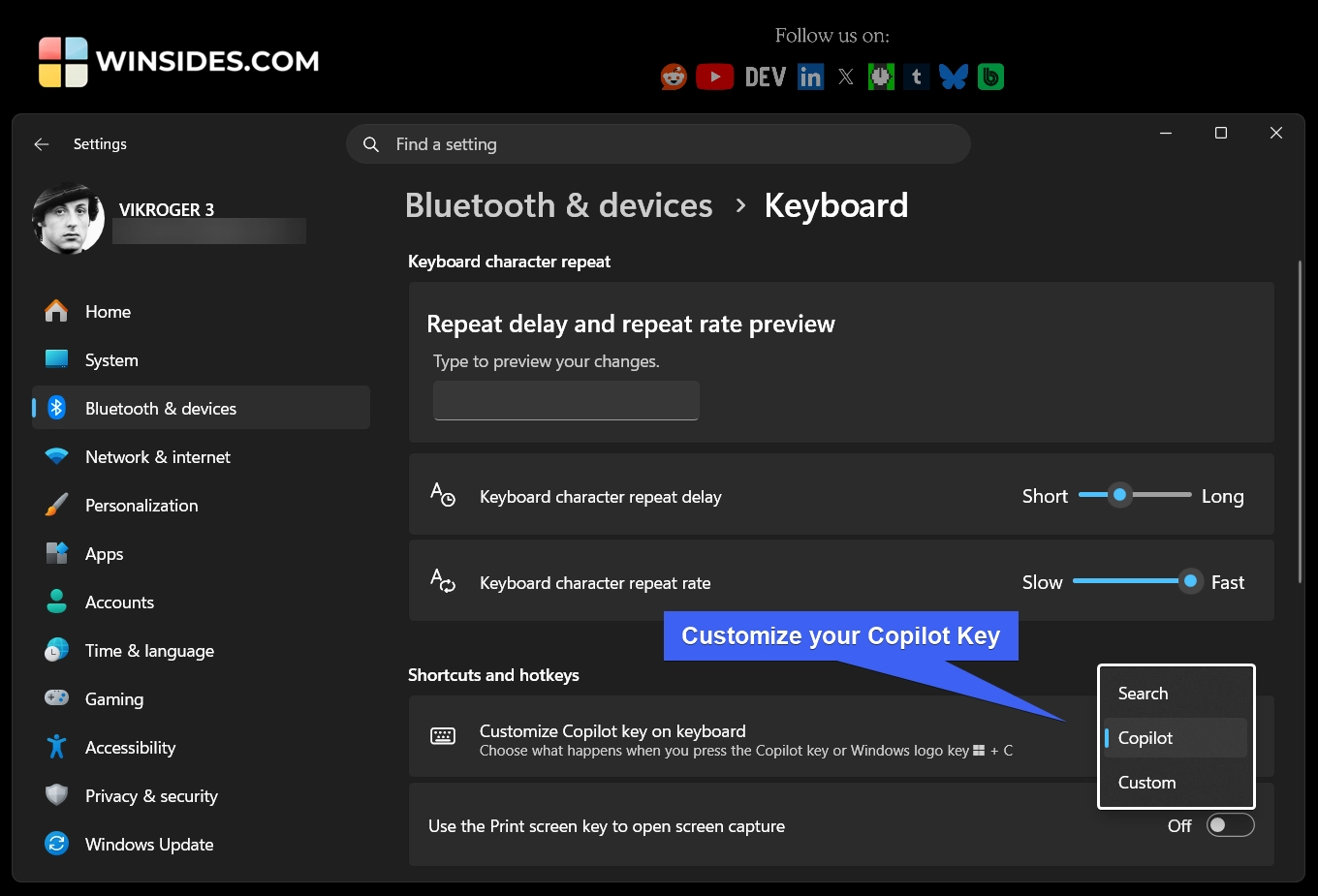 Customize your Copilot Key Customize your Copilot Key
