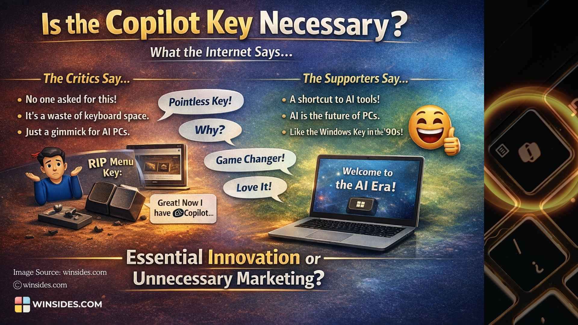 Is the Copilot Key Necessary? Is the Copilot Key Necessary