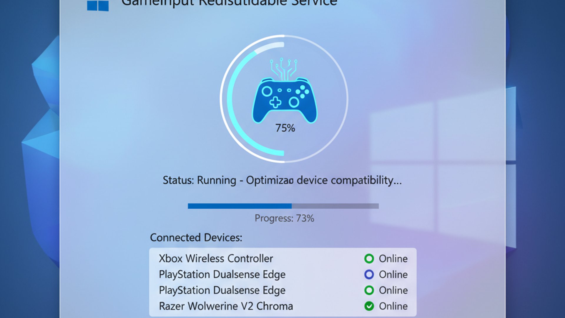 Concept Visualization for GameInput Redist Service on windows 11 Concept Visualization for GameInput Redist Service on windows 11